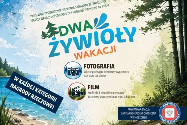 Konkurs „Dwa żywioły wakacji” – czekamy na prace do 12 września