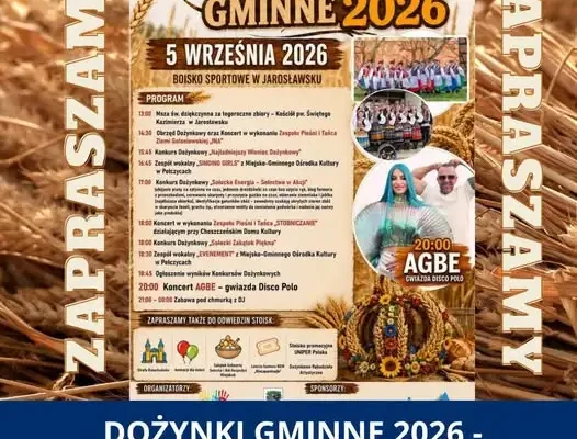 Dożynki Gminne w Jarosławsku już za tydzień – program i atrakcje
