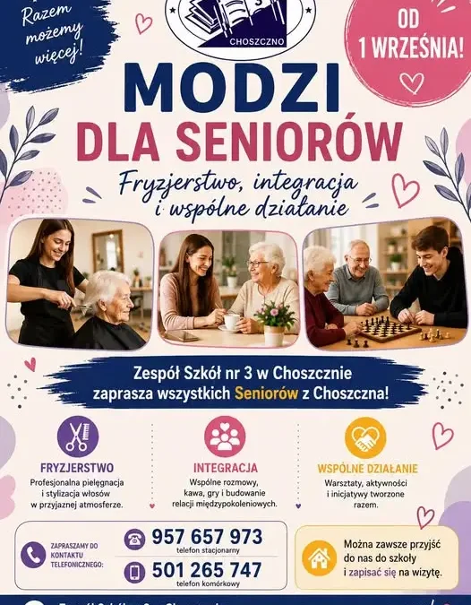 Młodzi dla Seniorów: nowy projekt integracyjny w Choszcznie