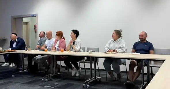 Delegacja z Pełczyc z wizytą w zakładzie SUEMPOL w Bielsku Podlaskim