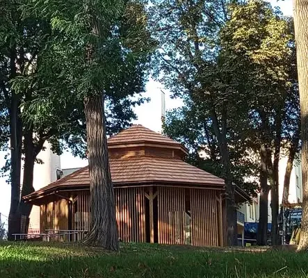 Tężnia w Choszcznie prawie gotowa – trwają ostatnie prace