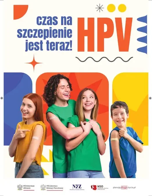 Bezpłatne szczepienia przeciw HPV dla dzieci w wieku 9-14 lat