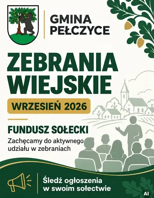 Fundusz sołecki w gminie Pełczyce: mieszkańcy zdecydują o wydatkach