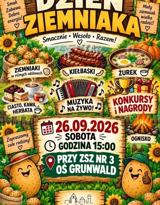 Ziemniaczane Centrum Dowodzenia na boisku ZS nr 3 w Choszcznie – już w tę sobotę
