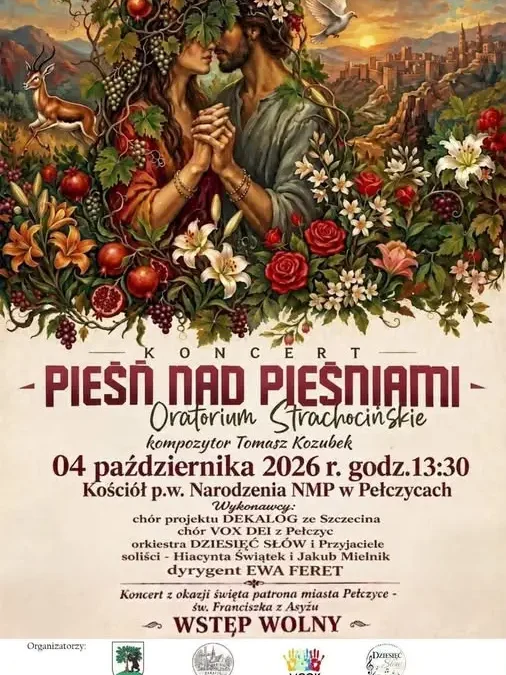 Koncert „Pieśń nad Pieśniami” w Pełczycach z okazji święta patrona gminy