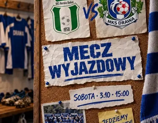 MKS Drawa Drawno zagra na wyjeździe z Koroną Raduń. Sobotni mecz o ligowe punkty